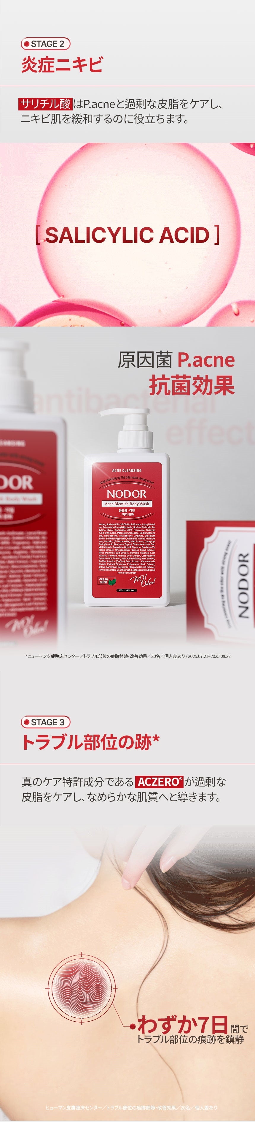 ノドール アクネブレミッシュ鎮静ボディウォッシュ 460ml ノドール アクネブレミッシュ鎮静ボディウォッシュ 460ml